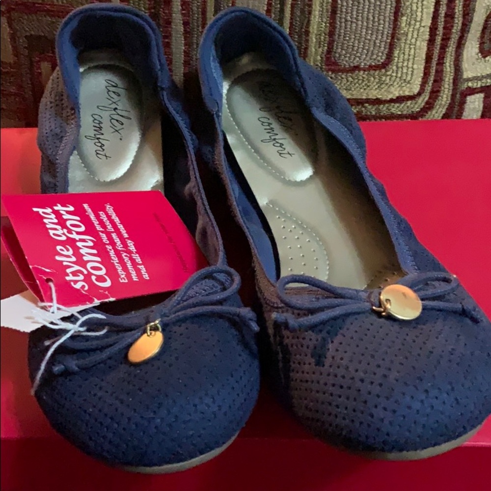 Blue flats!